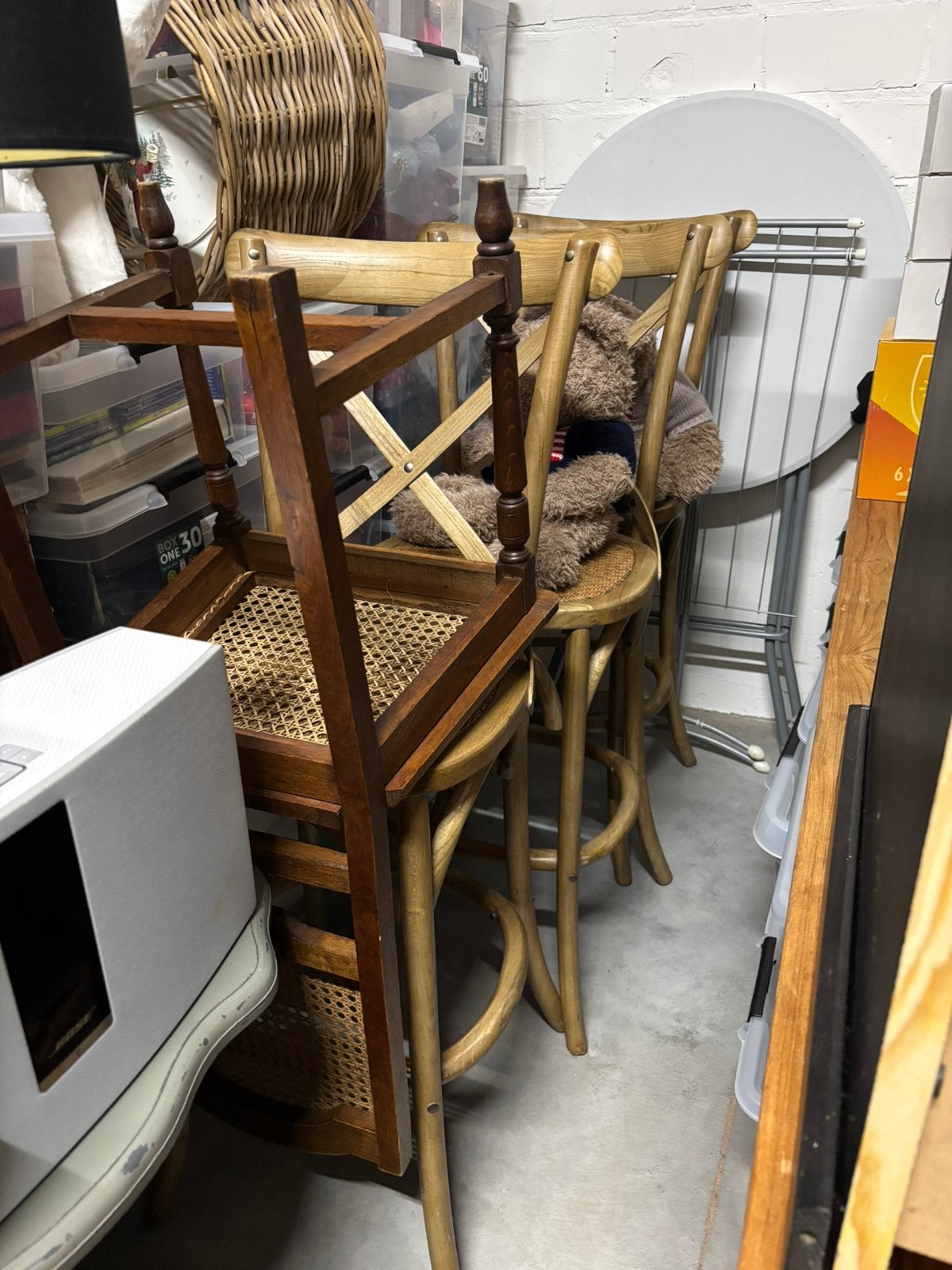Mooie retro barstoelen, Tuin en Terras, Ophalen of Verzenden, Zo goed als nieuw