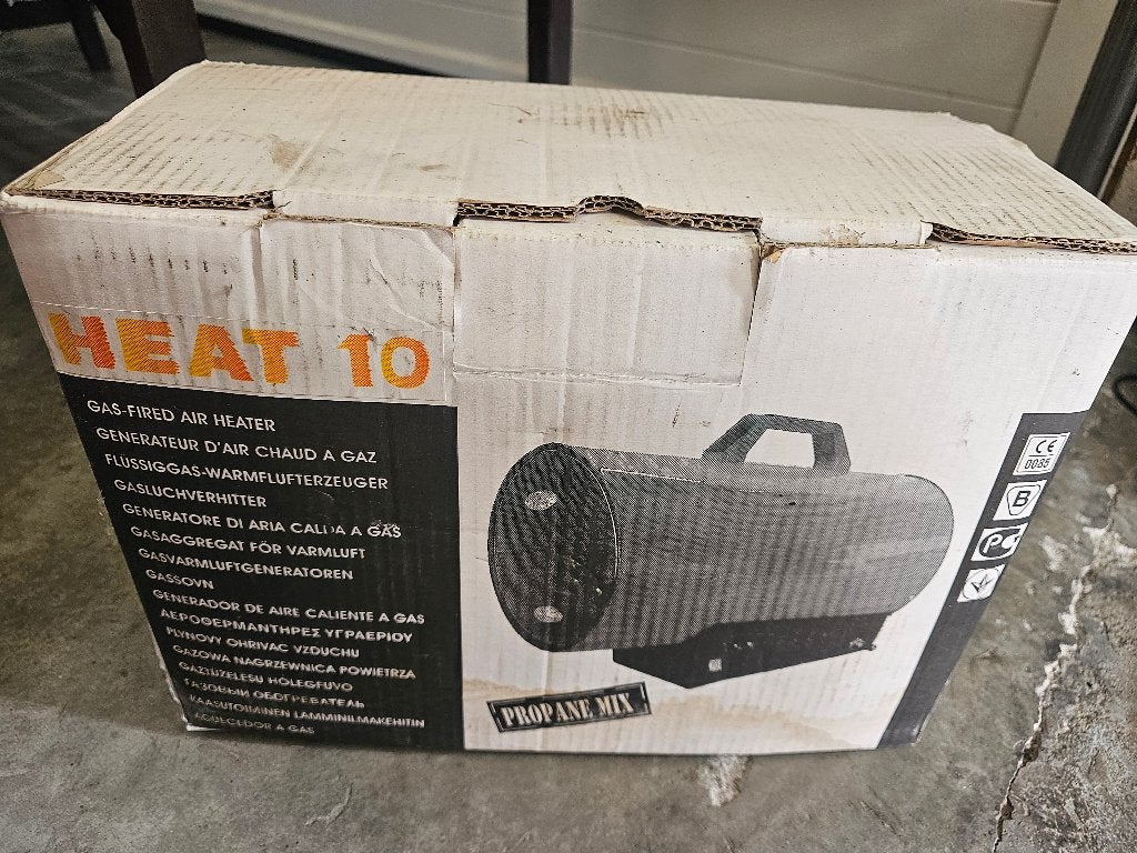 GASWARMTEPISTOOL, Doe-het-zelf en Bouw, Ophalen, 30 tot 80 cm, Overige typen, Nieuw
