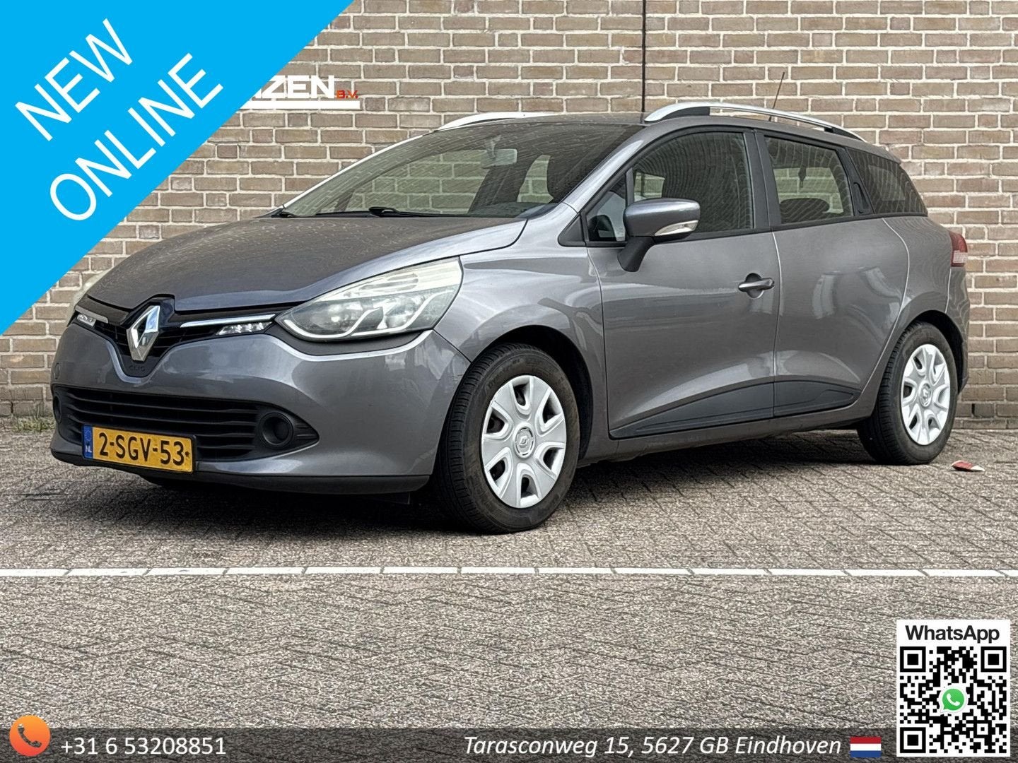 Renault Clio Estate 1.5 dCi ECO Expression | Airco | Cruise, Autos, Renault, Argent ou Gris, Achat, Entreprise, Boîte manuelle