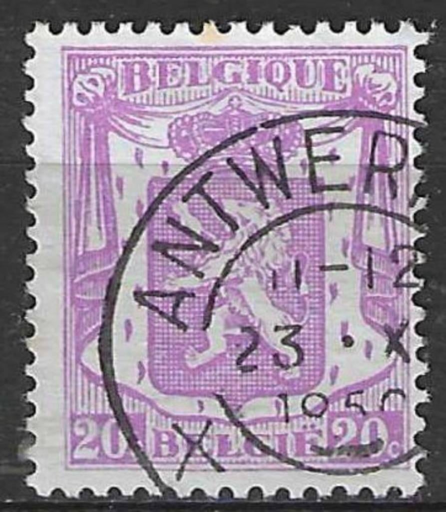 Belgie 1935 - Yvert 422 /OBP 422a - Klein Staatswapen (ST), Postzegels en Munten, Verzenden, Gestempeld, Gestempeld