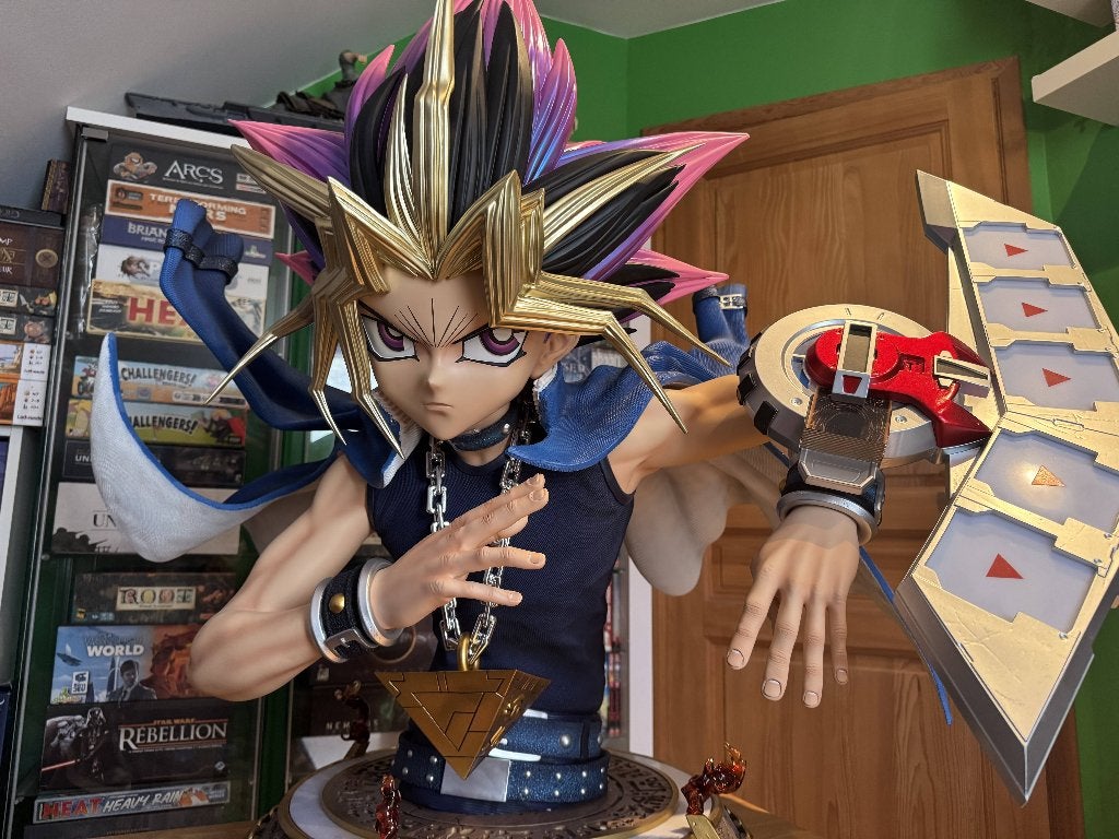 Statue buste Yugi zenkai studio 1/1, Ophalen, Gebruikt, Overige typen