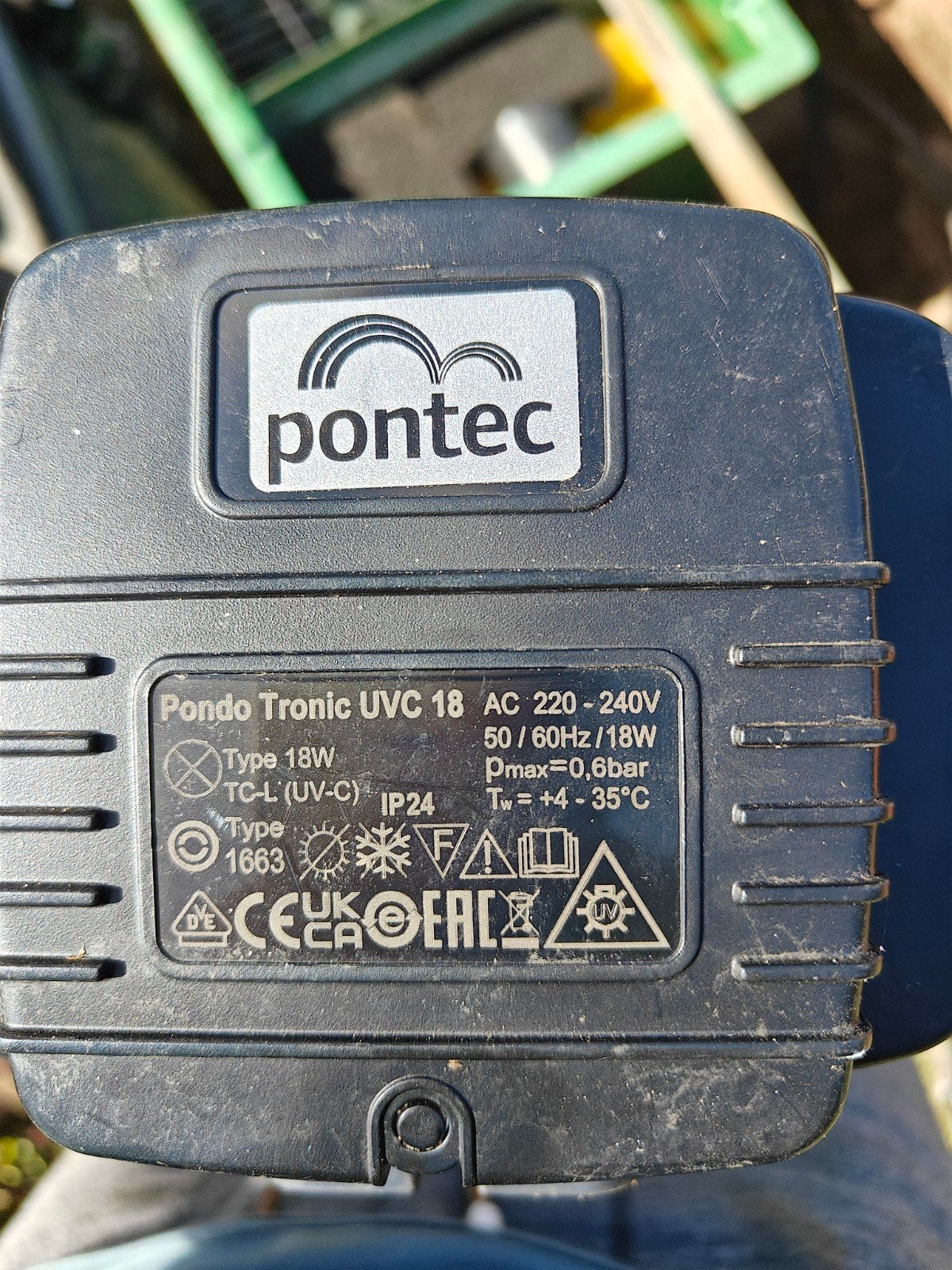 pontec pondo tronic uvc 18, Tuin en Terras, Vijver-toebehoren, Ophalen of Verzenden, Zo goed als nieuw, Vijverfilter