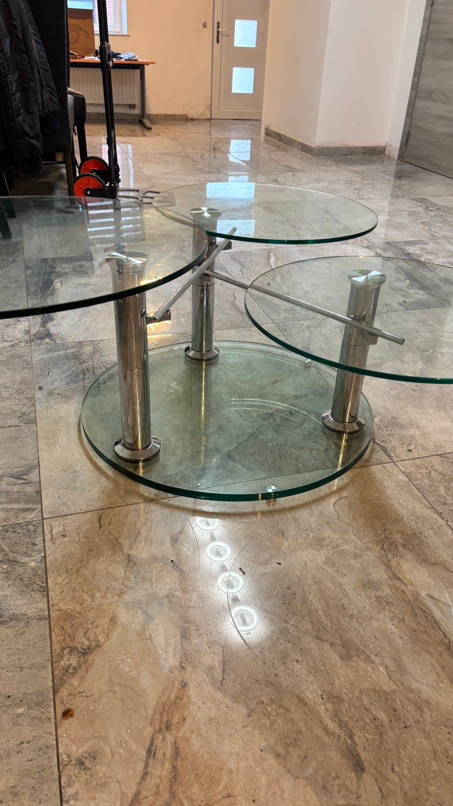 Table de salon, Enlèvement ou Envoi, Comme neuf, Verre