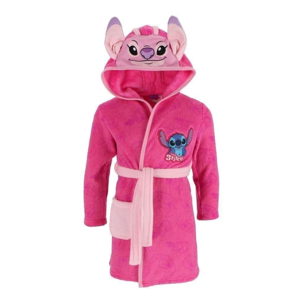 Stitch Badjas Roze - Disney - Maat 98/104 - 110/116, Nacht- of Onderkleding, Stitch, Meisje, Nieuw