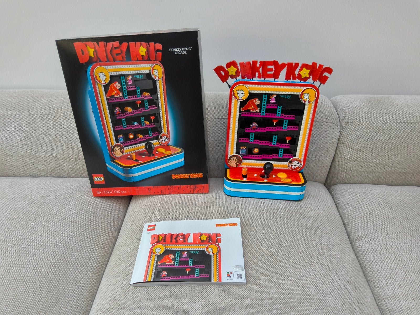 Lego Icons Donkey Kong Arcade, Ophalen, Zo goed als nieuw