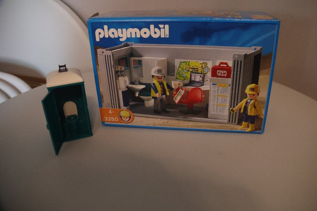 Playmobil Bouwkeet, Ophalen, Zo goed als nieuw