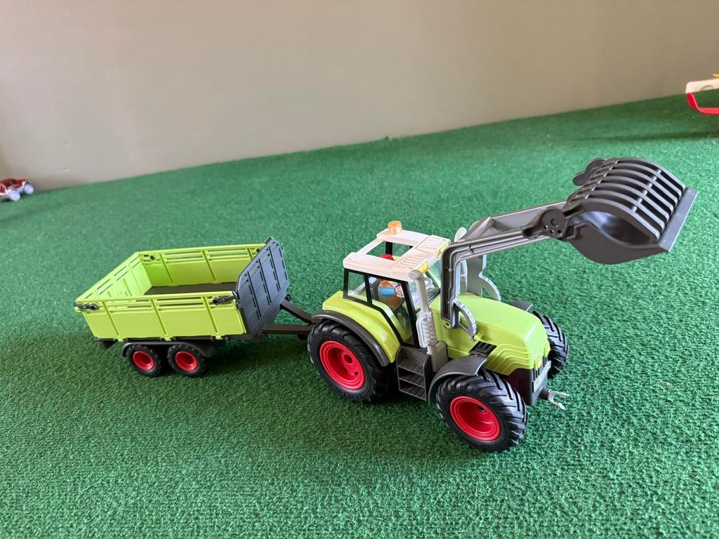 Playmobil tractor met aanhanger, Ophalen, Zo goed als nieuw, Los Playmobil