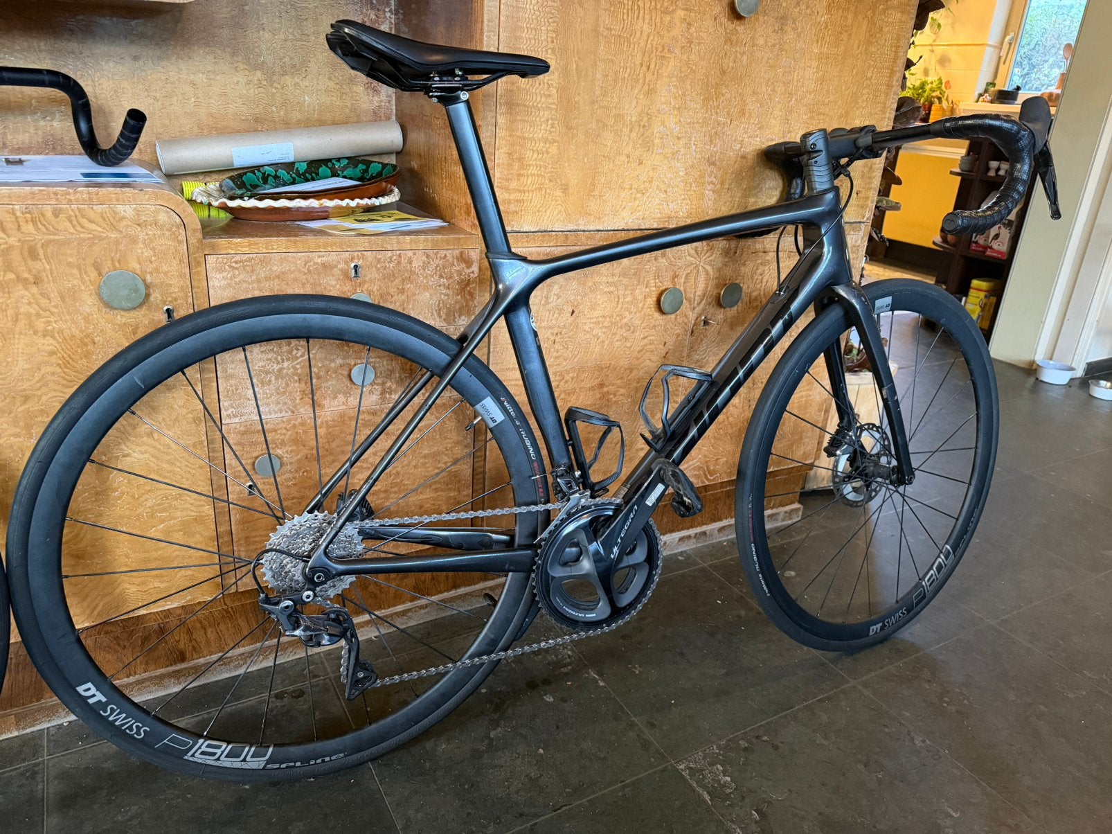 Giant TCR Advanced 1 Disc-Pro Compact + Extra set wielen, Fietsen en Brommers, Ophalen, 28 inch, Gebruikt, Carbon