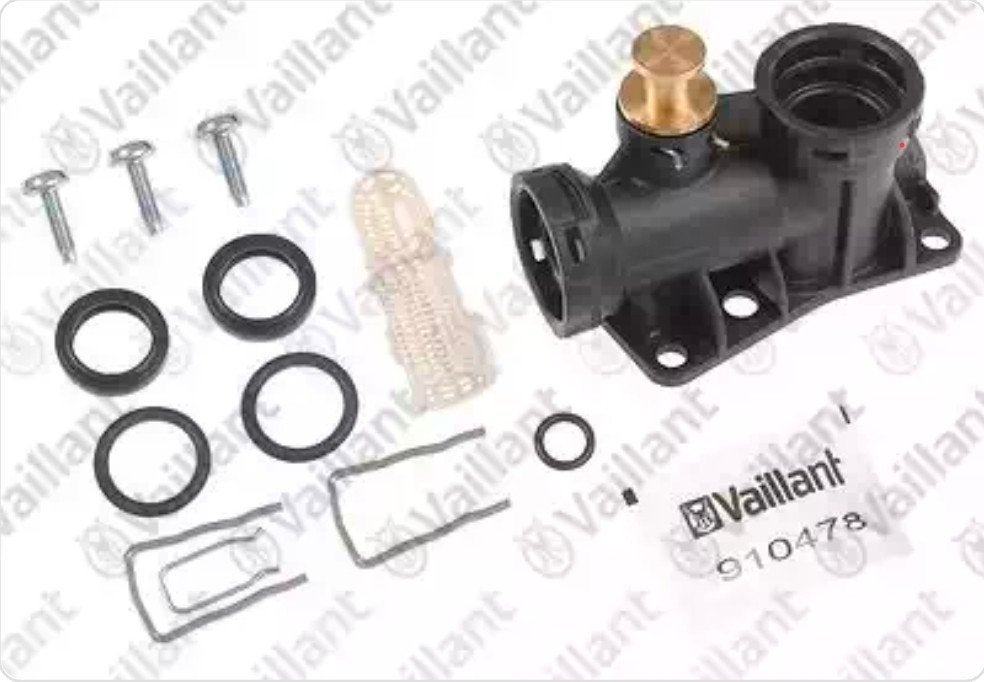 Vaillant Raccord plastique composite + Filtre 100% neuf., Envoi, Neuf