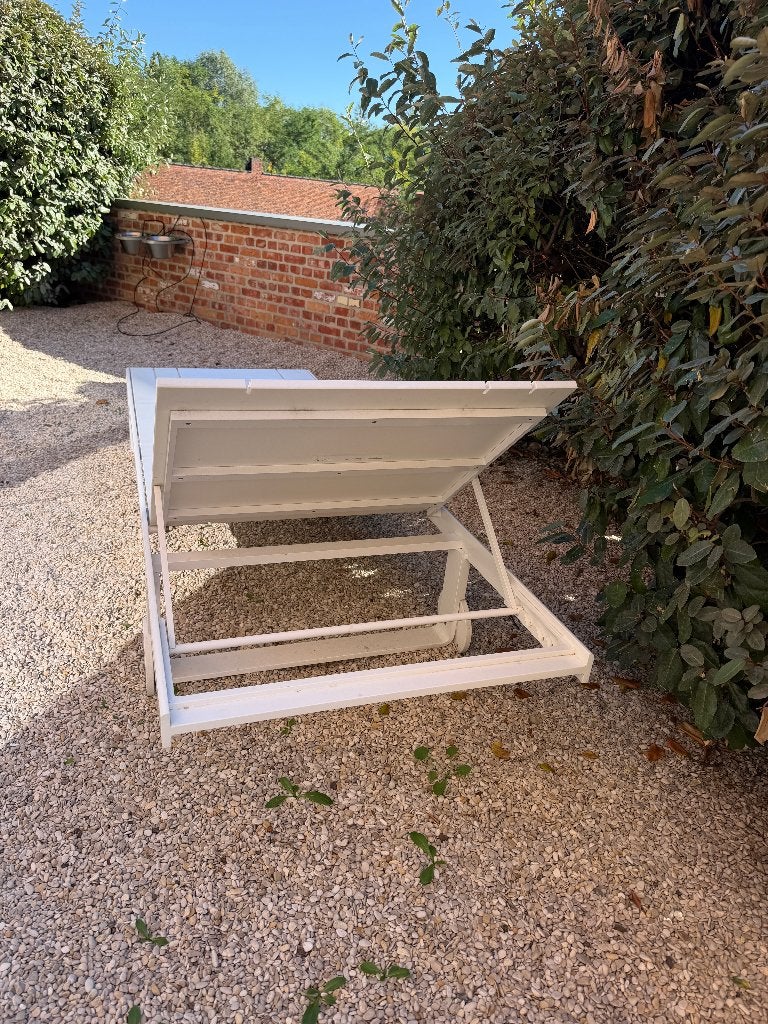 Zonnebed Gandia Blasco, Ophalen, Zo goed als nieuw, Kunststof, Verstelbaar