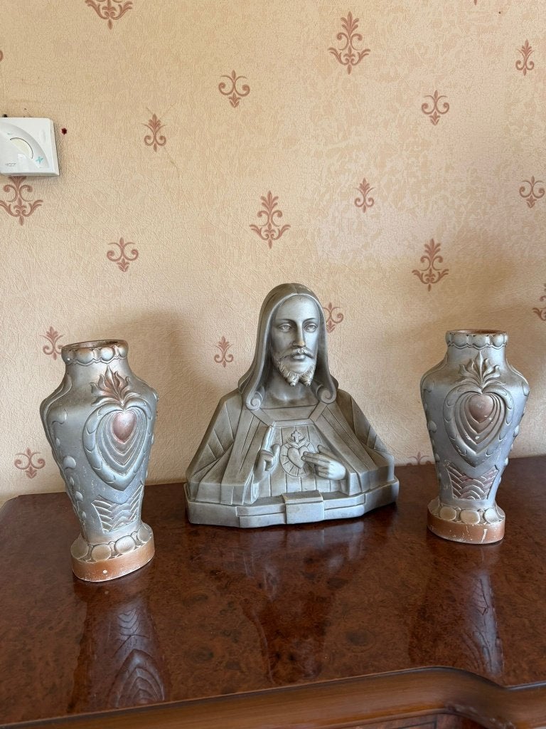 Religieuze decoratieve set, Ophalen