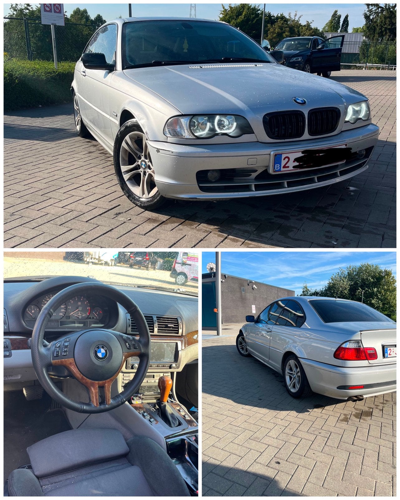 BMW 318ci benzine e46 automaat start en rijdt perfect, Autos, Achat, Particulier, Essence, Coupé