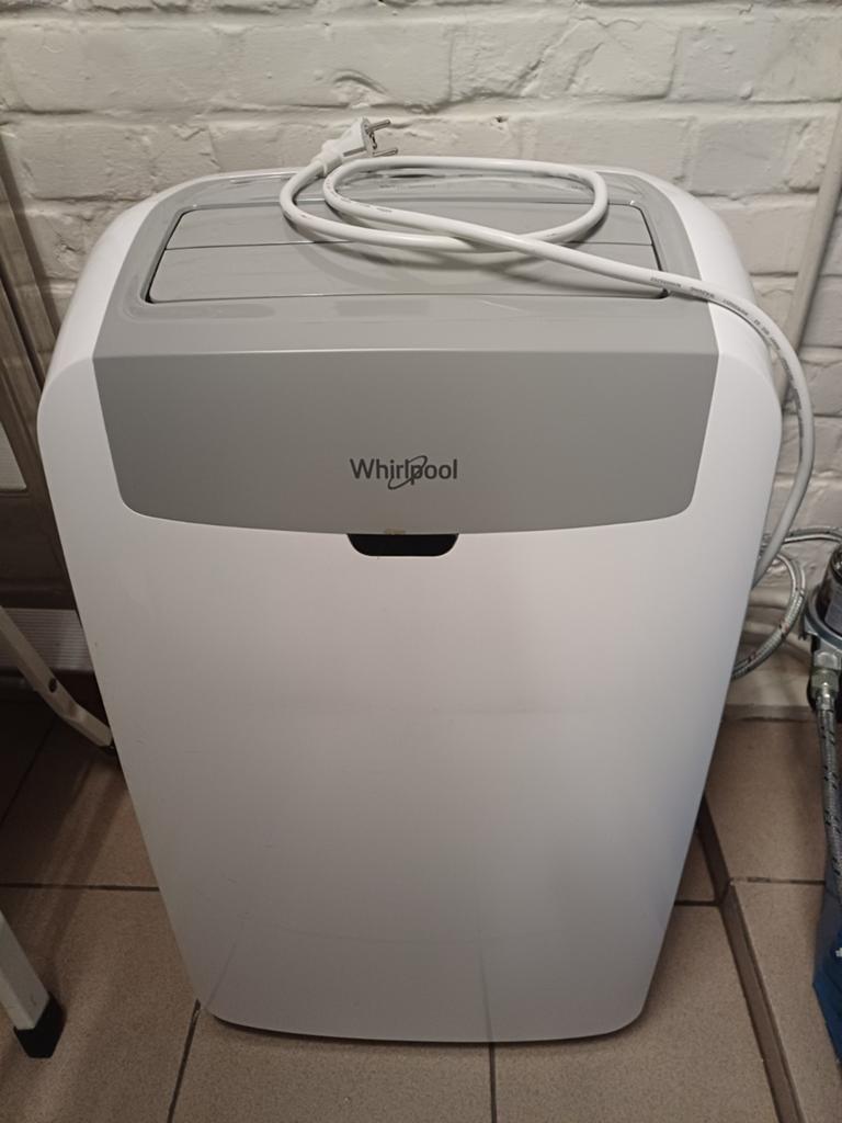 Climatiseur Whirlpool, Electroménager, Climatiseurs, Climatiseur mobile, Ventilation, Télécommande, Enlèvement