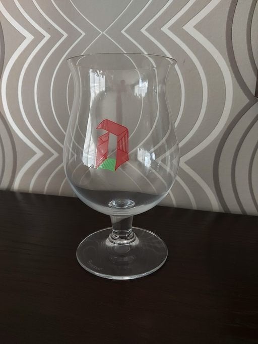 Duvel glas 'Duvelhop' crystal, Verzamelen, Ophalen of Verzenden, Bierglas