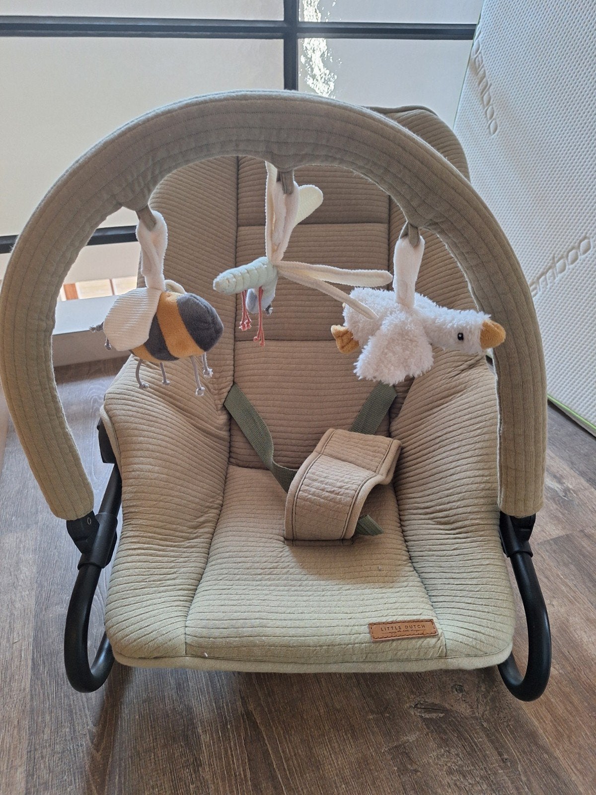 Relax / wipstoeltje little dutch little goose groen, Kinderen en Baby's, Wipstoeltjes, Ophalen