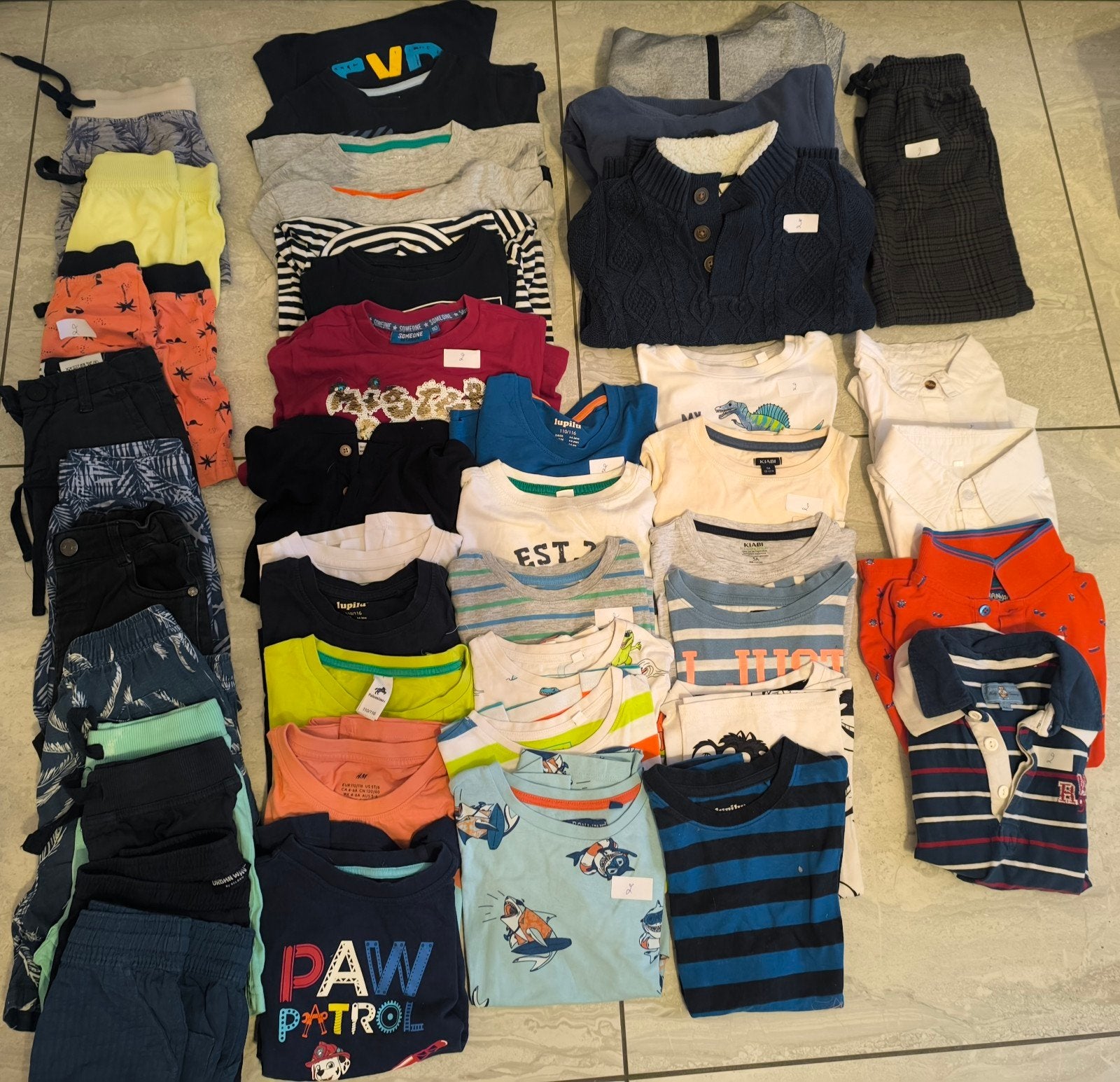 kledijpakket 110, Ophalen