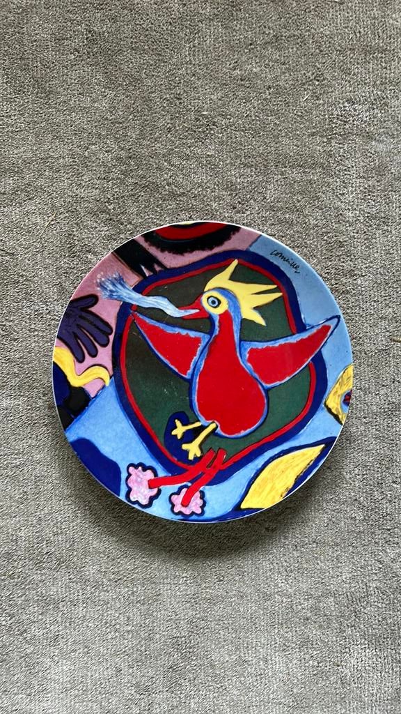 keramisch sierbord ‘Vuurvogel’ Corneille, Antiek en Kunst, Ophalen of Verzenden
