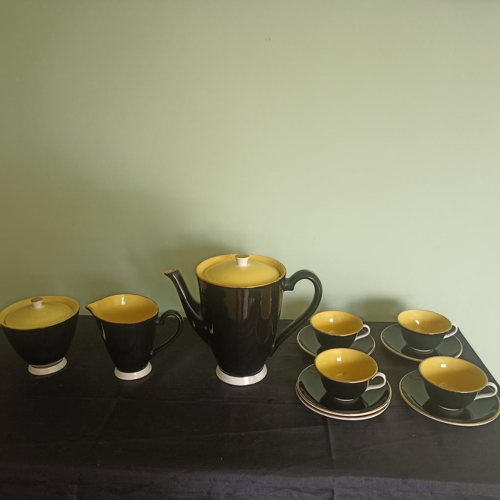 Prachtig Art Deco Bistro Servies – Digoin & Sarreguemines –, Antiek en Kunst, Ophalen of Verzenden