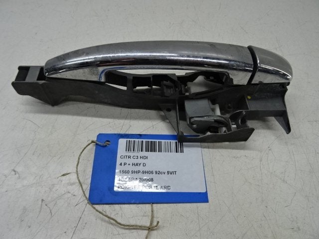 POIGNEE EXTERIEURE ARRIÈRE DROITE Citroën C3 (SC), Utilisé, Arrière, Citroën