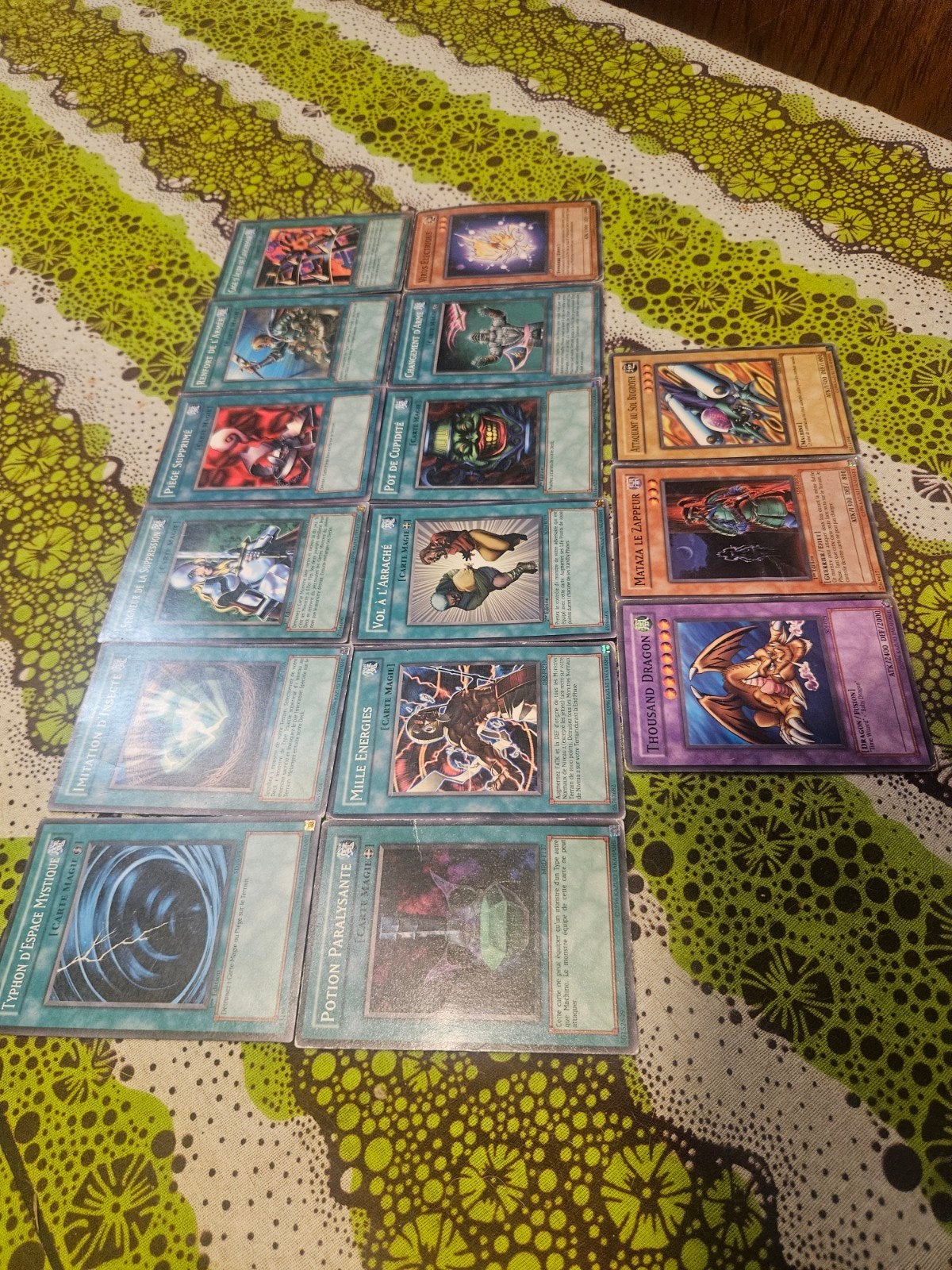 Cartes yu-gi-oh, Cartes en vrac