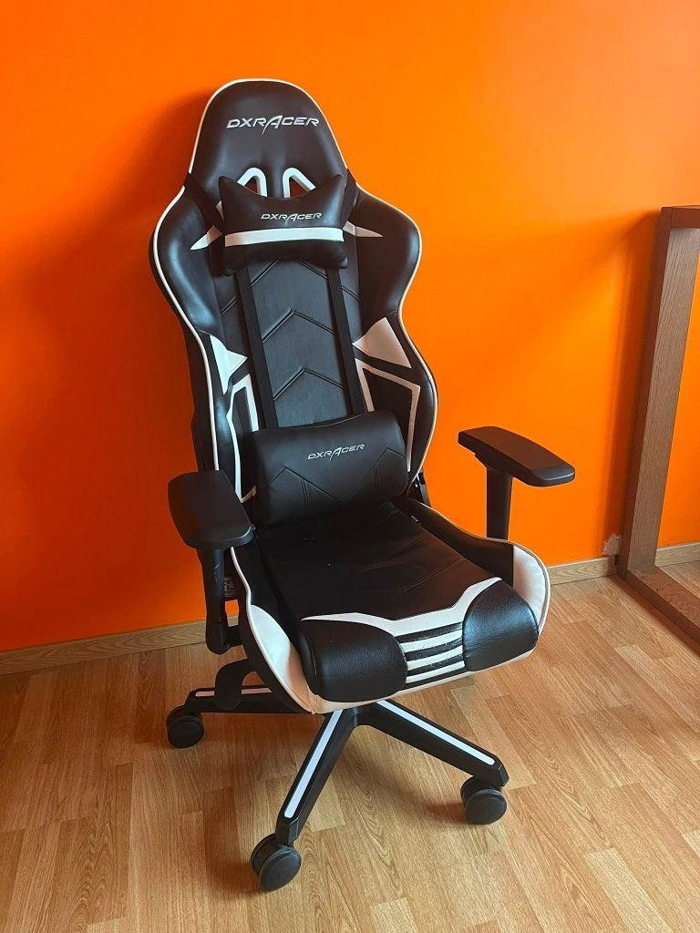Chaise de jeu DXRacer, Enlèvement, Utilisé, Noir, Chaise de bureau
