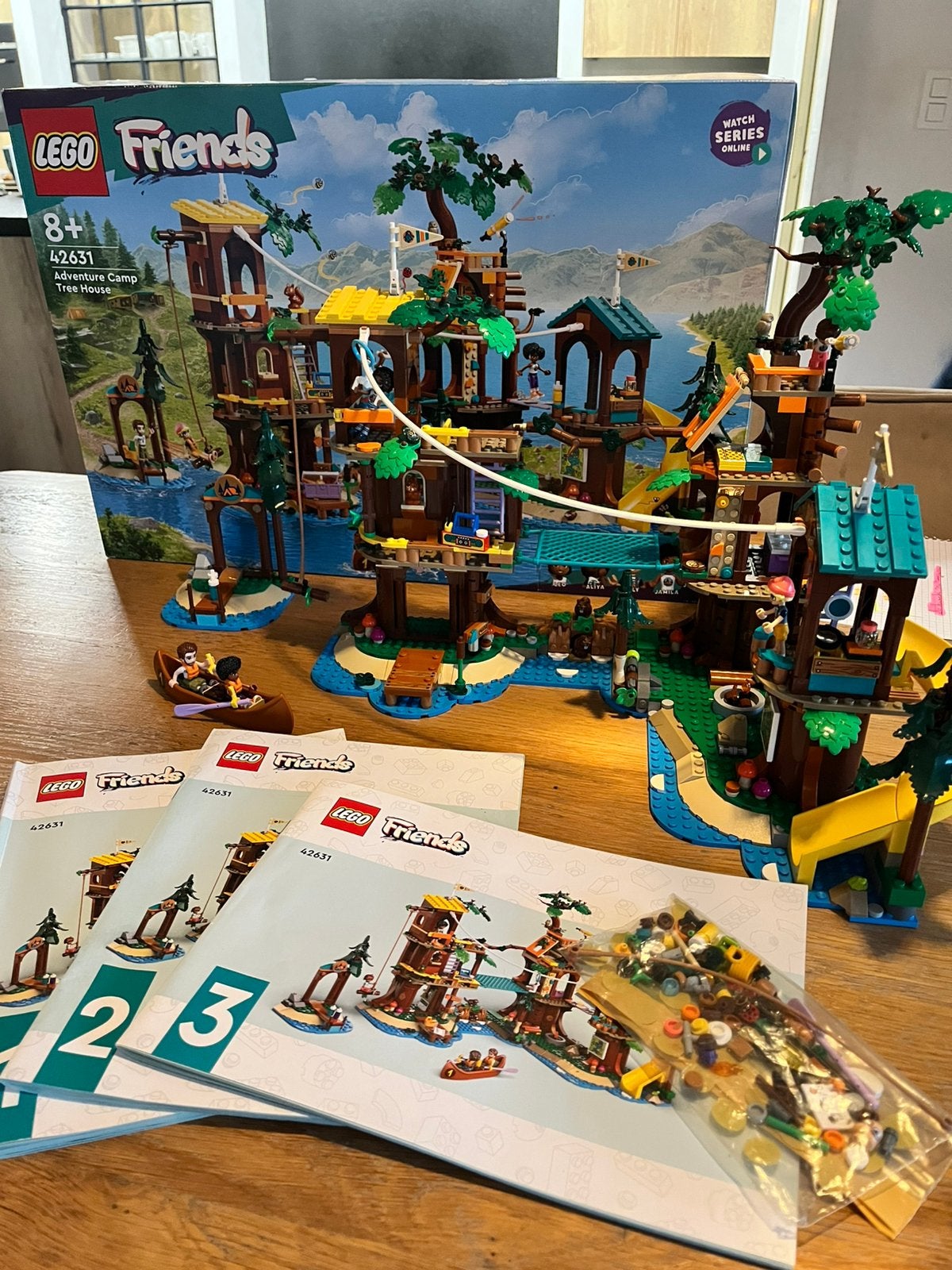 Kamp + boomhut Lego Friends, Kinderen en Baby's, Ophalen, Lego, Friends, Zo goed als nieuw