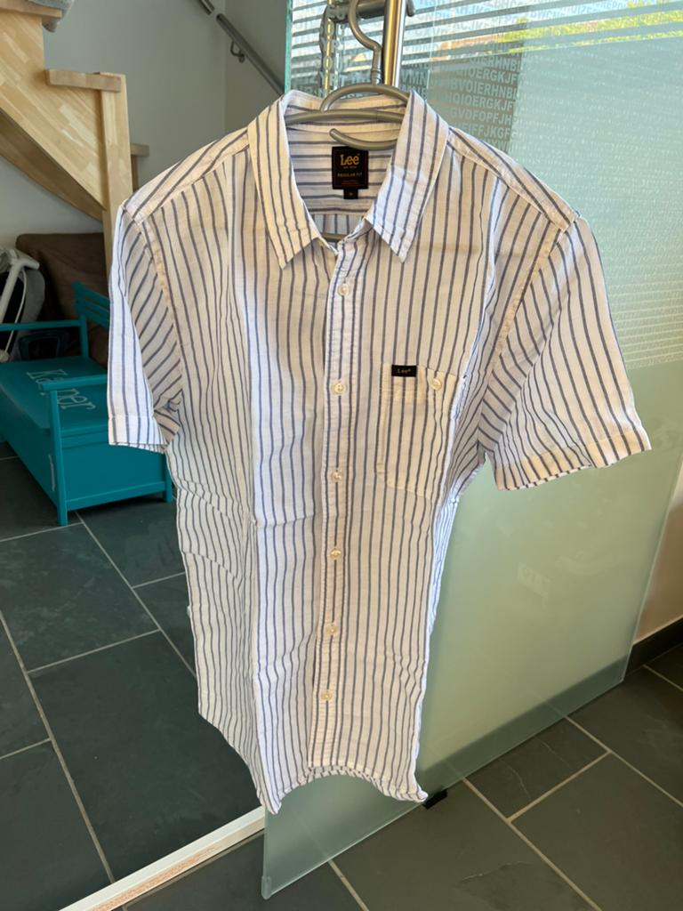 Hemd met korte mouwen van merk Lee, Kleding | Heren, Overhemden, Ophalen, Nieuw, Wit