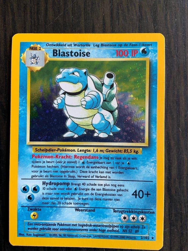 Pokemon Blastoise, Enlèvement, Comme neuf, Cartes en vrac, Foil