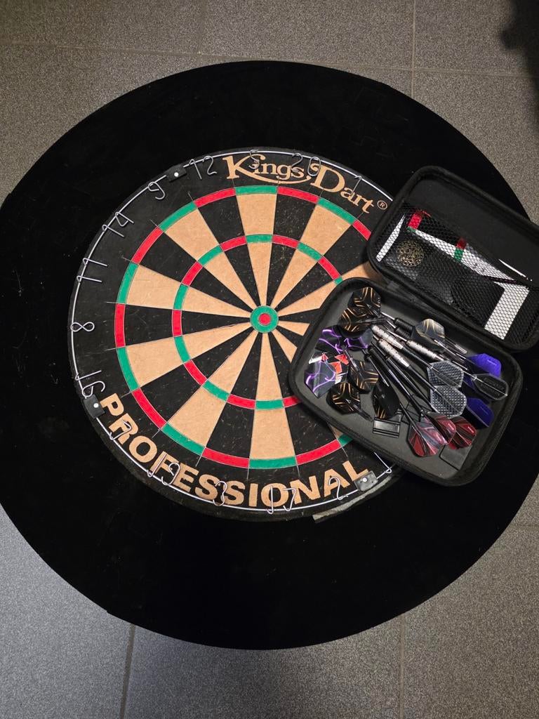 Dartset, Enlèvement, Cible de fléchettes