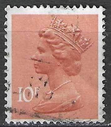 Grande-Bretagne 1976 - Yvert 782 - Reine Elisabeth II (ST), Timbres & Monnaies, Envoi, Affranchi