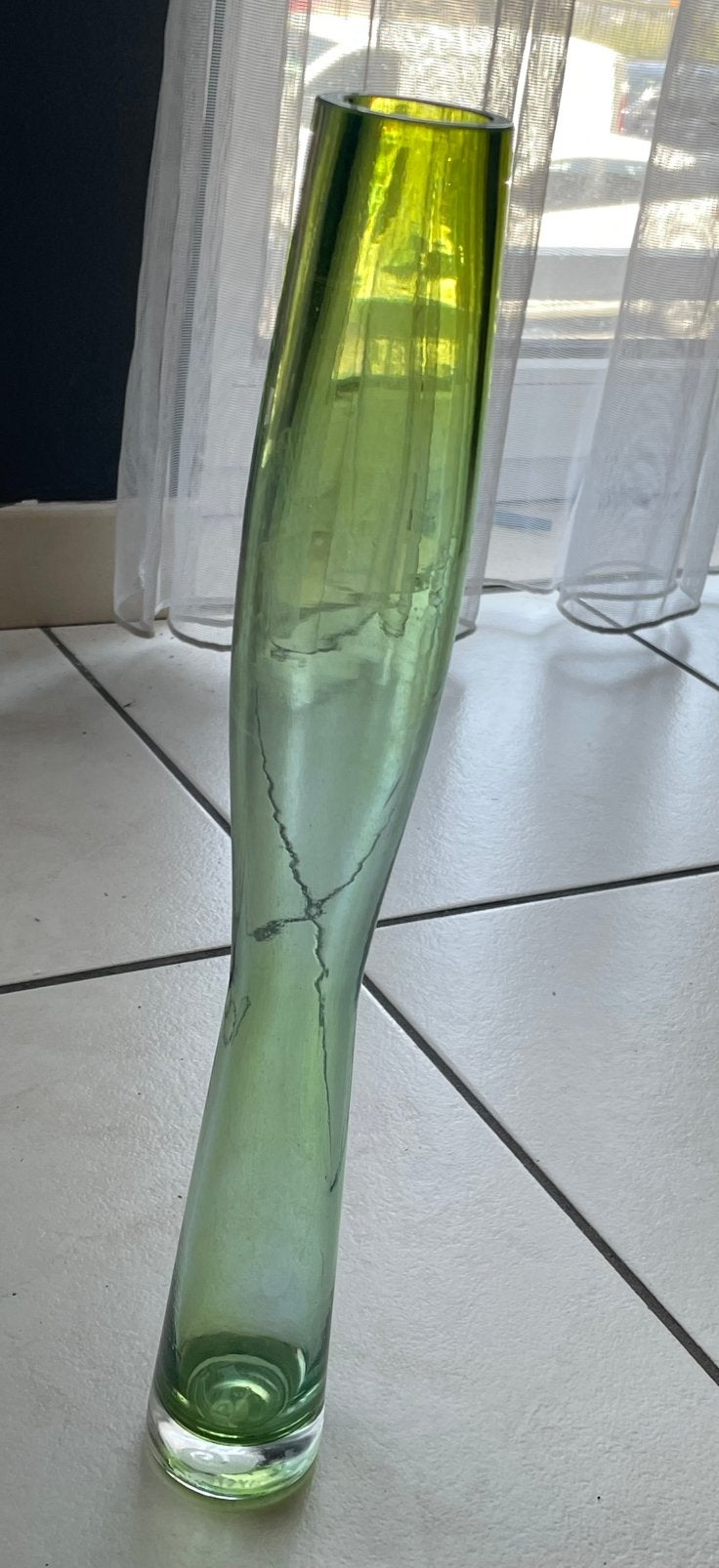 Vase vintage, Enlèvement ou Envoi, Comme neuf, Verre