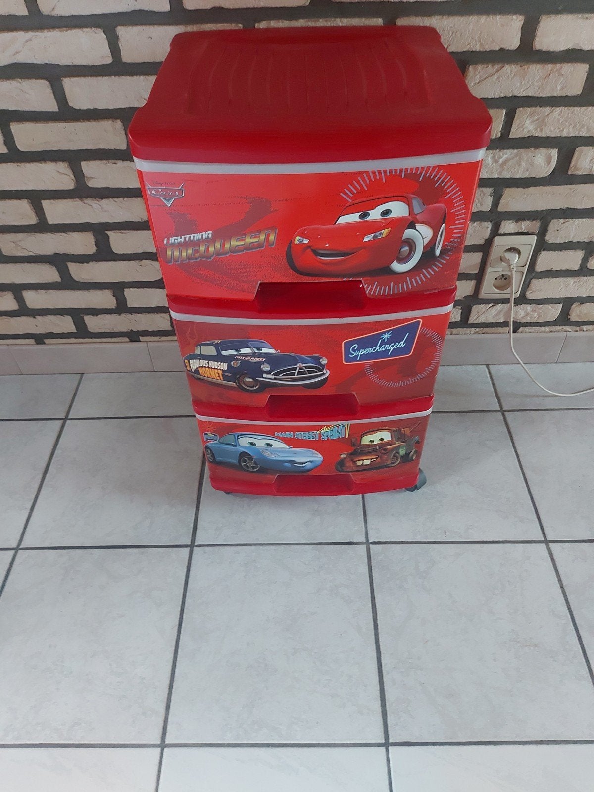 Opbergkastje Cars op wielen, Kinderen en Baby's, Ophalen