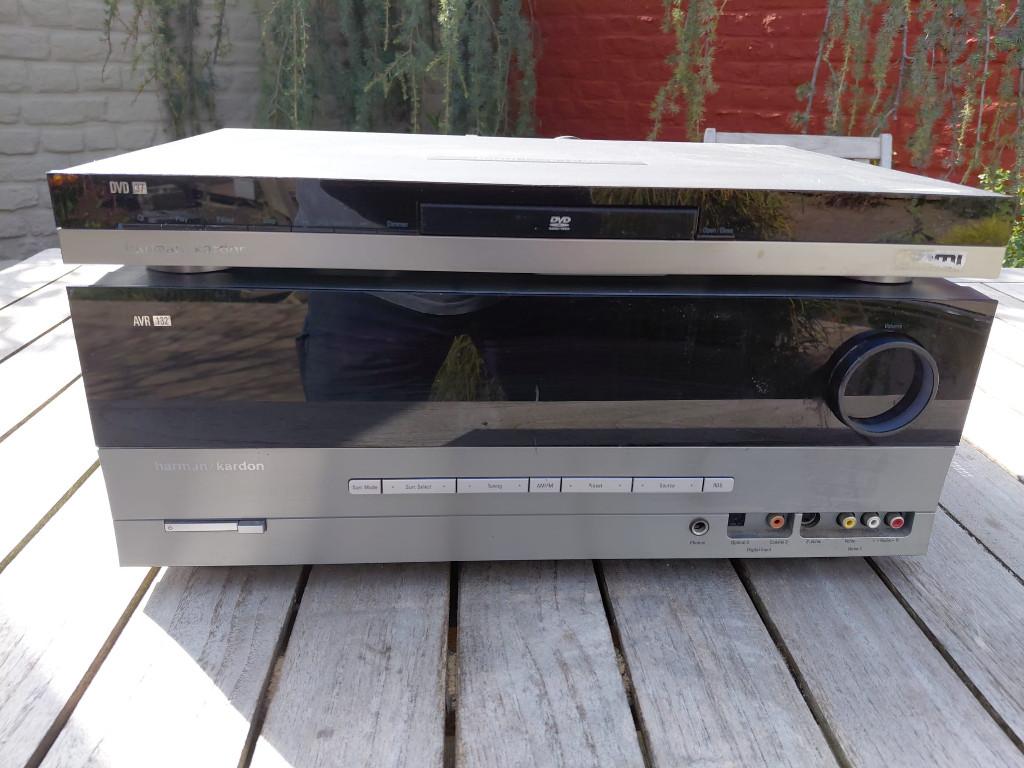 Système Home Cinema Harman Kardon – ampli + lecteur DVD, Enlèvement, Comme neuf, Autres marques, Lecteur DVD