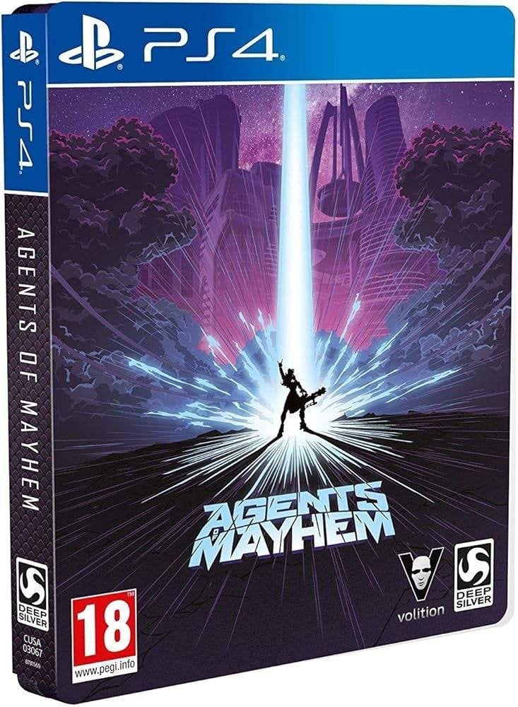 Agents of Mayhem Steelbook, Consoles de jeu & Jeux vidéo, Jeux | Sony PlayStation 4, Enlèvement ou Envoi, 1 joueur, À partir de 18 ans