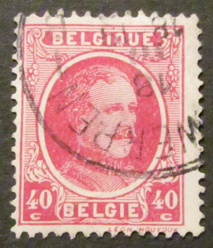 40 centiemen OBC 202e afgestempeld, Met stempel, Koninklijk huis, Frankeerzegel, Ophalen of Verzenden