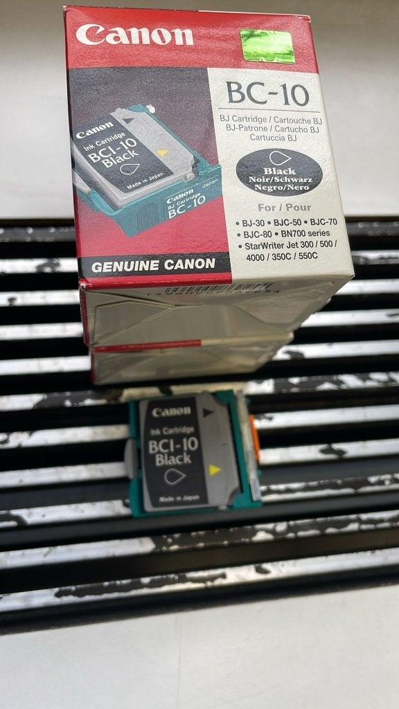 3 cartouches/3 stuks Canon BCI-10 Noir/Zwart, Informatique & Logiciels, Enlèvement ou Envoi, Comme neuf, Cartridge, Canon