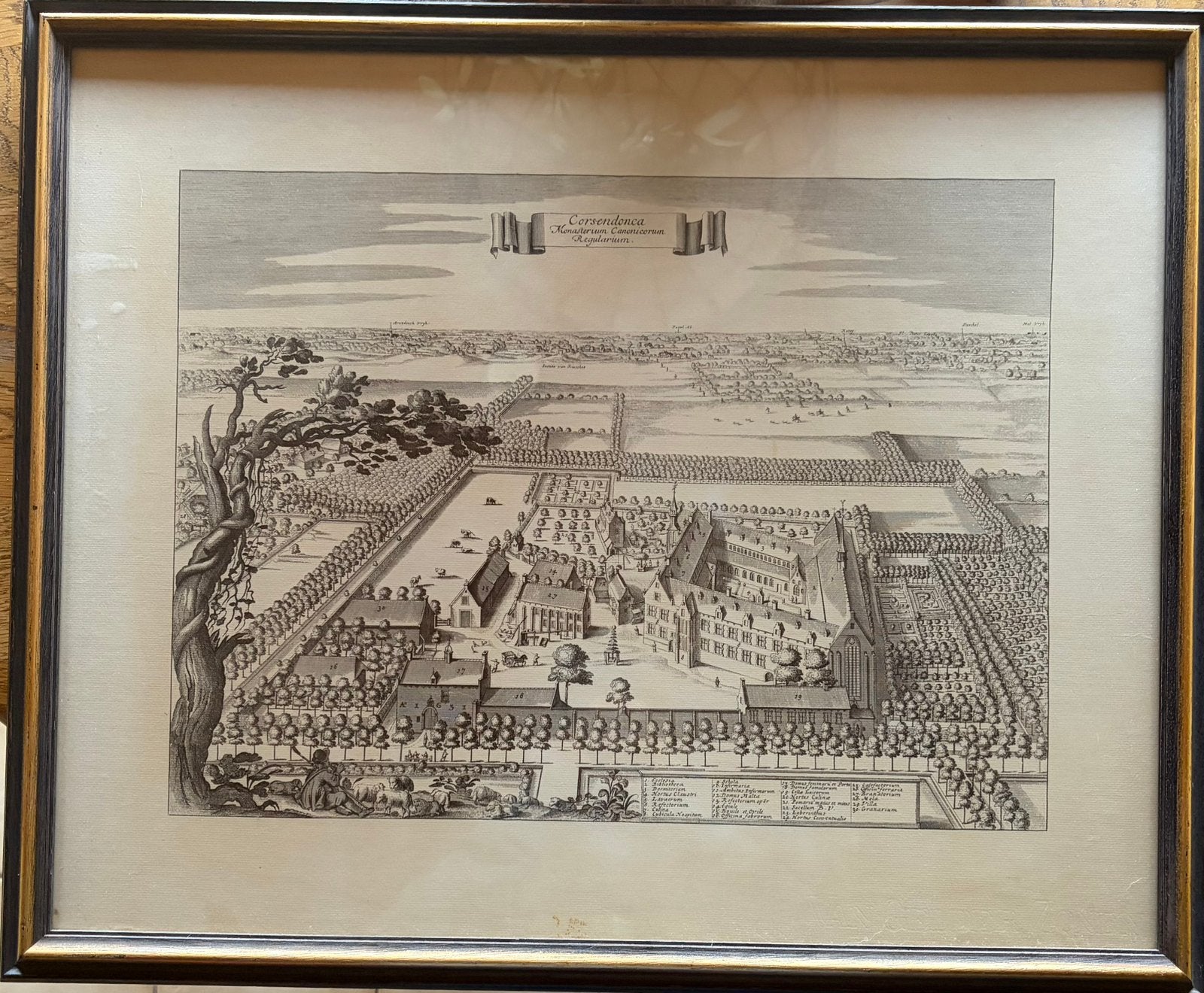 Te koop gravure Priorij van Corsendonk, Ophalen, Gravure