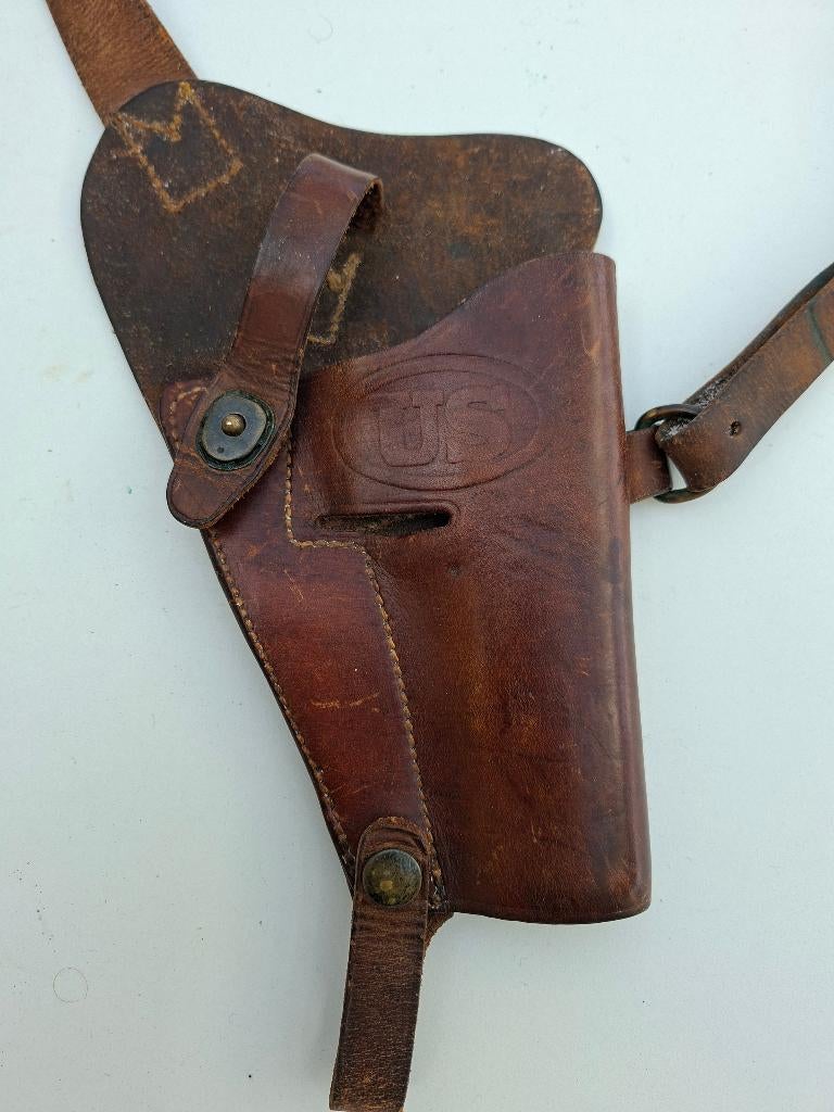 US M3 colt 1911a1 shoulder holster Enger Kress 1944, Ophalen of Verzenden, Landmacht, Overige typen