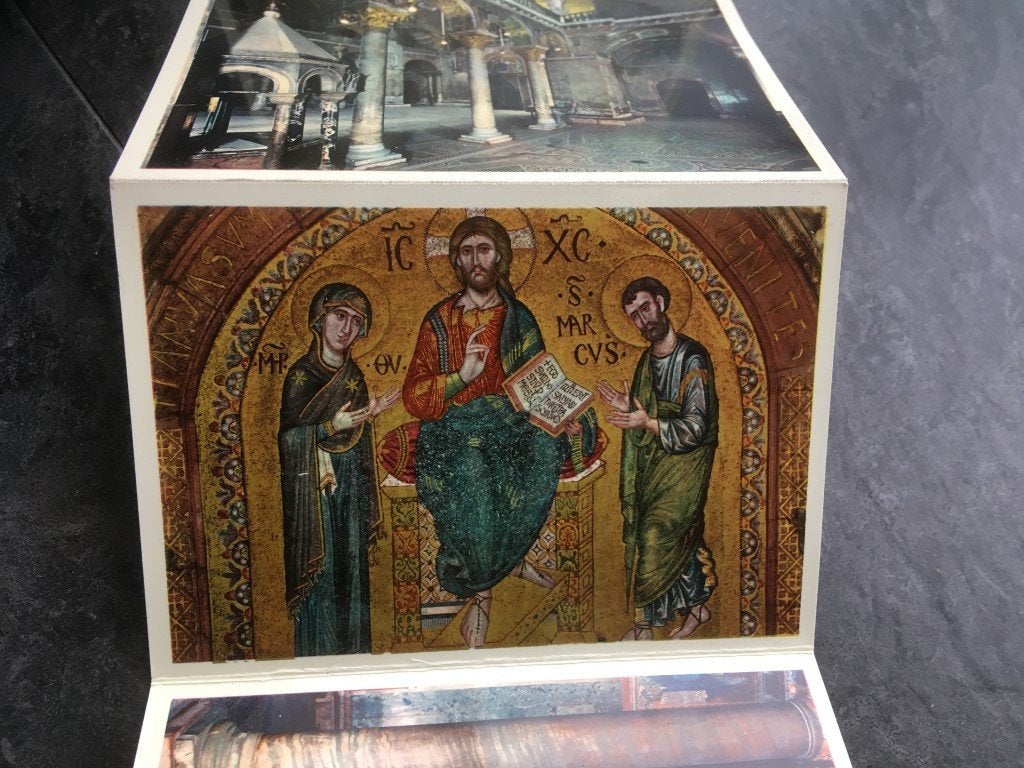9 fotootjes Venetië - Basiliek van San Marco, Verzamelen, Ophalen of Verzenden