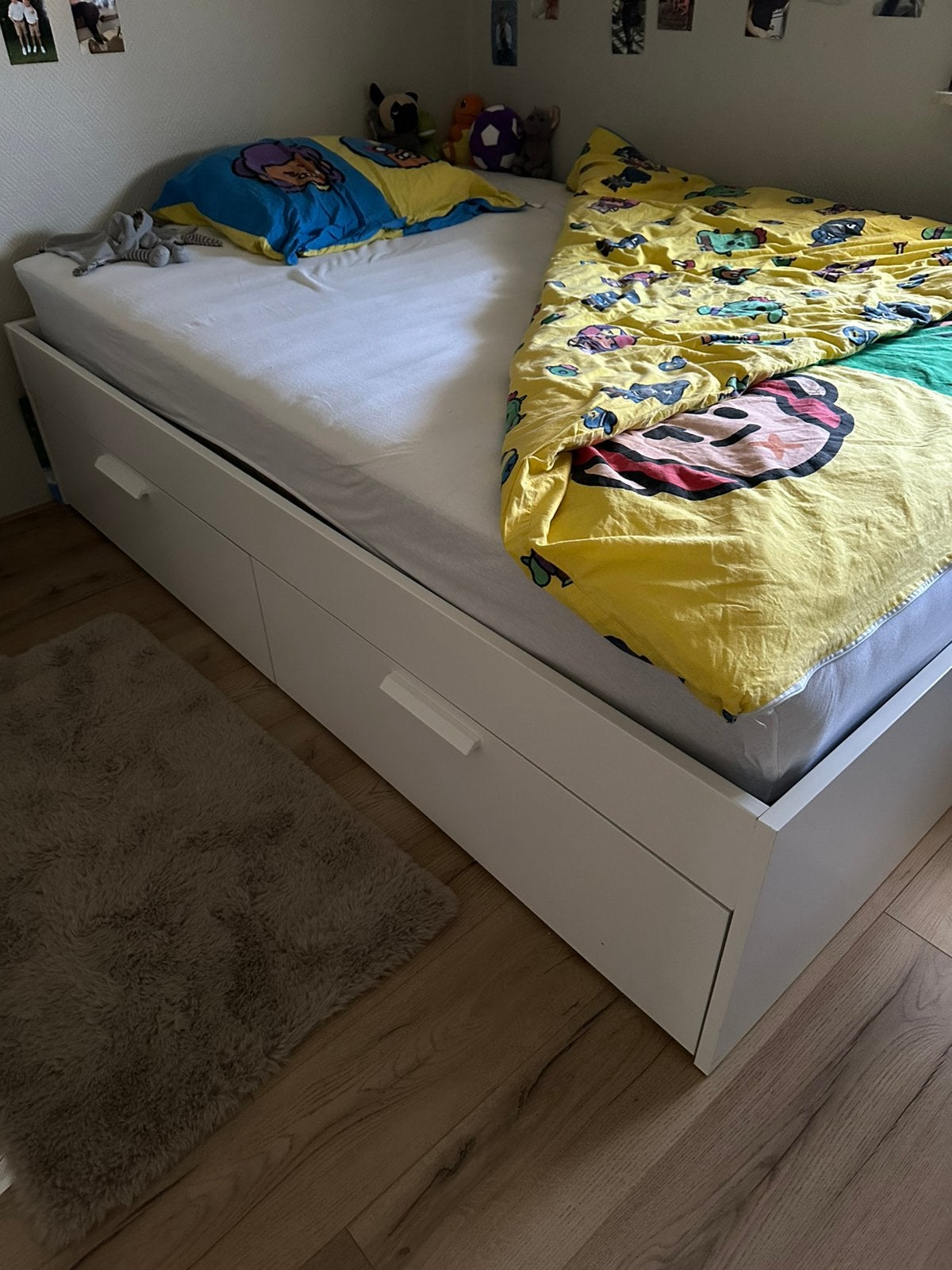 Lits Ikea Malm (2 pièces disponibles), Maison & Meubles, Chambre à coucher | Lits, Enlèvement, Comme neuf, 200 cm