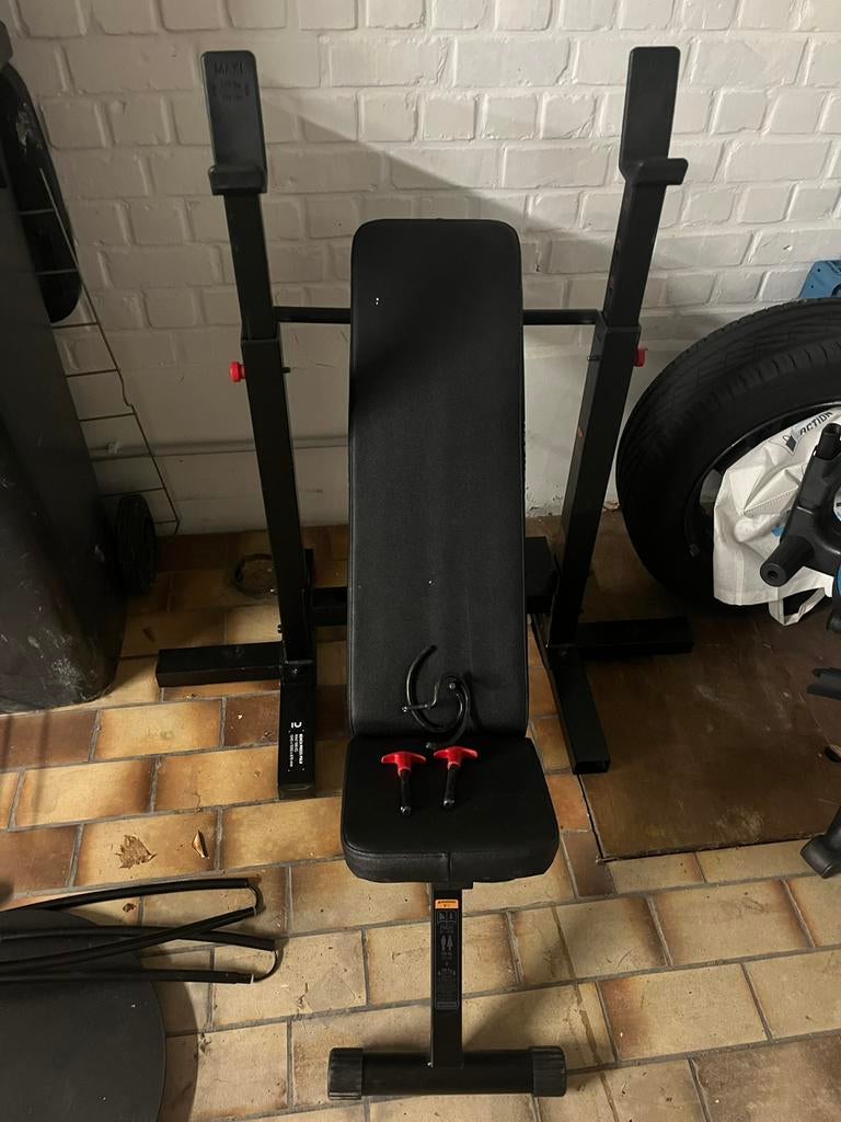 Halterbank, Sport en Fitness, Fitnessmaterialen, Ophalen, Zo goed als nieuw