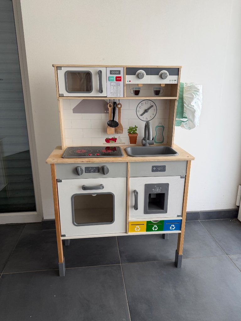 Mini Matters houten keuken met licht en geluid, Kinderen en Baby's, Ophalen, Gebruikt, Met licht