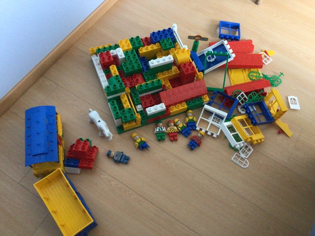 Grote bouwblokken BobiTown, Ophalen
