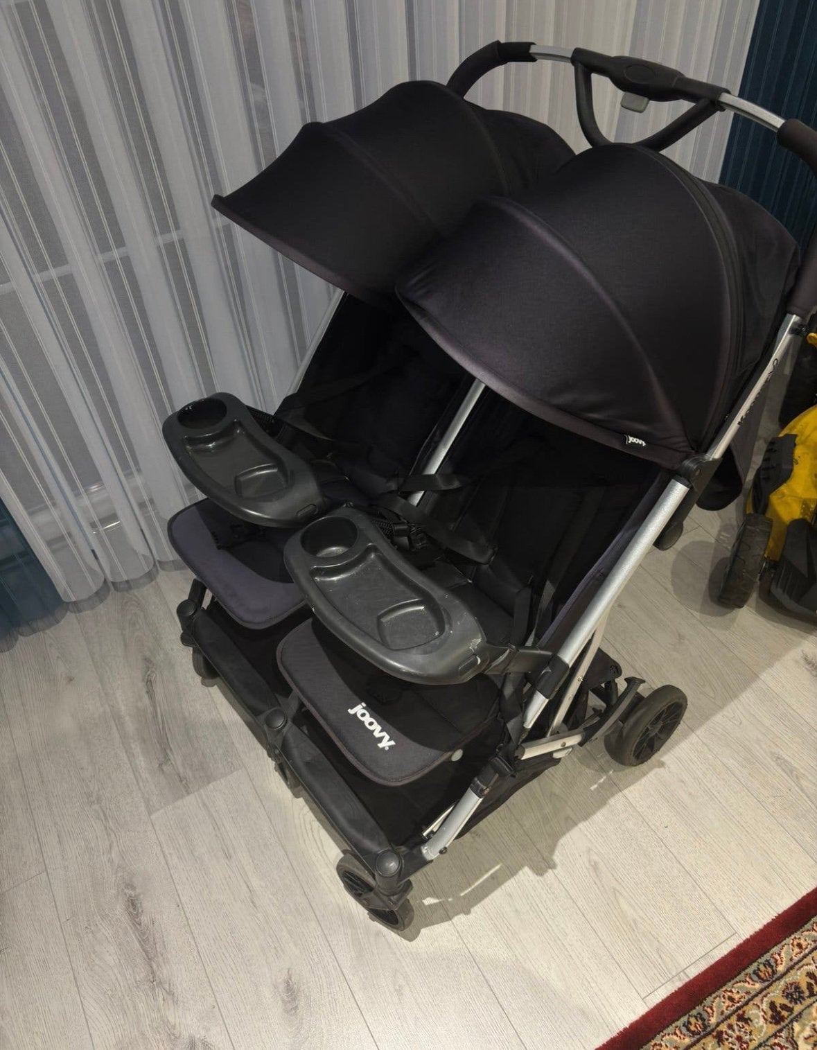 Joovy Kooper x2 Tweeling Buggy - Kinderwagen, Ophalen, Zo goed als nieuw, Kinderwagen