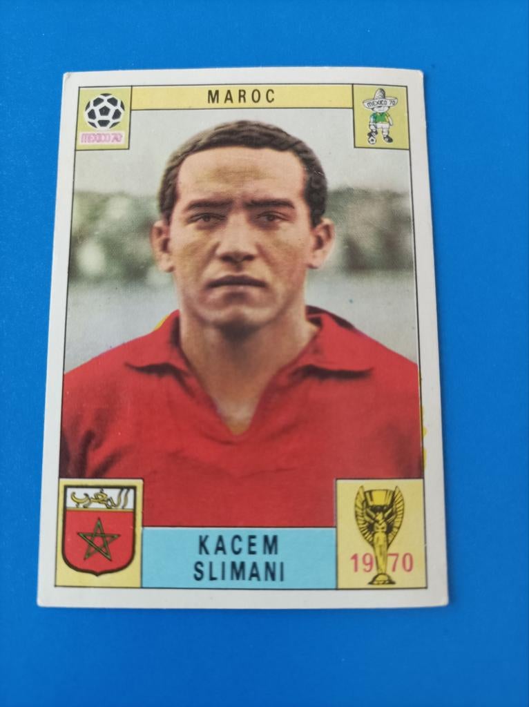 Panini Mexico 70 Kacem Slimani Marokko, Ophalen of Verzenden
