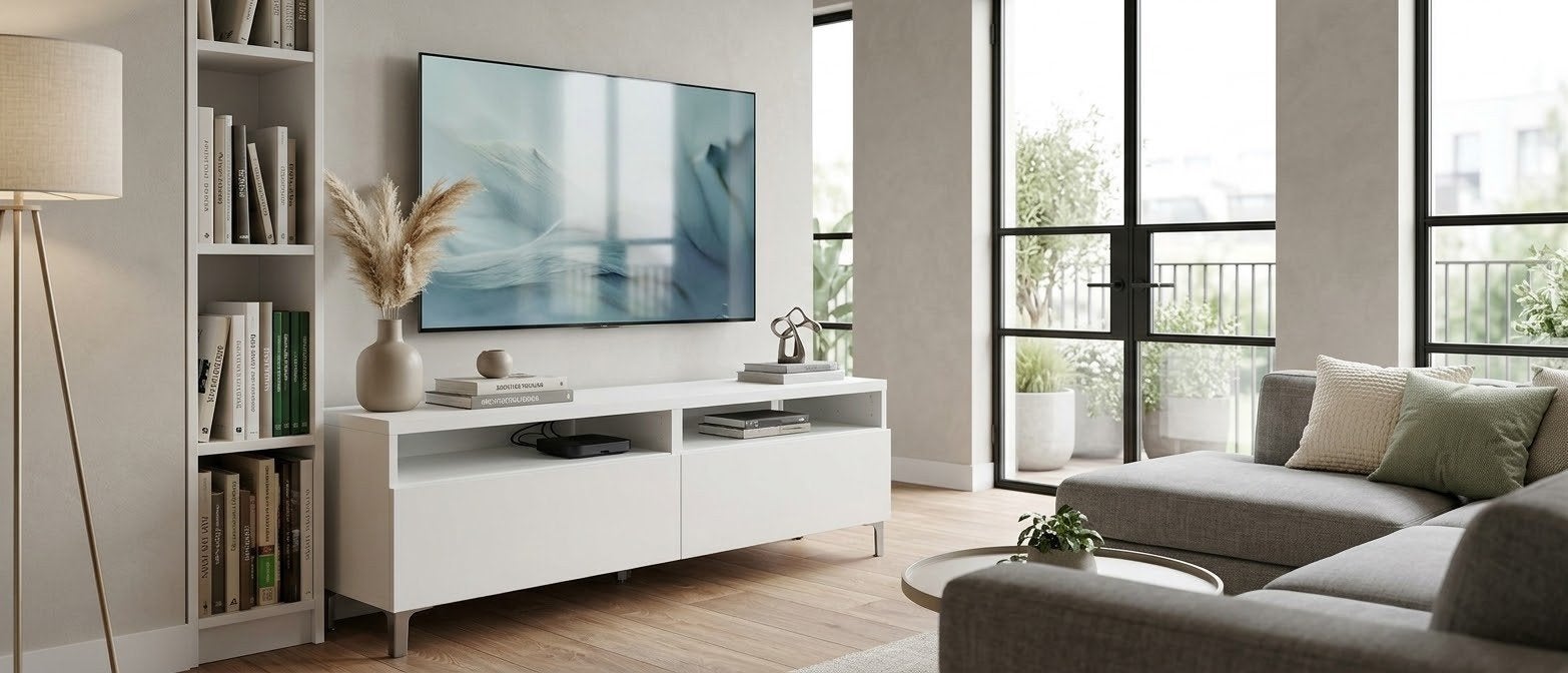 Meuble TV Bestå 120 x 40 x 49 cm en bois
50€

Table basse Bo, 25 à 50 cm, Moins de 100 cm, 150 à 200 cm, Comme neuf