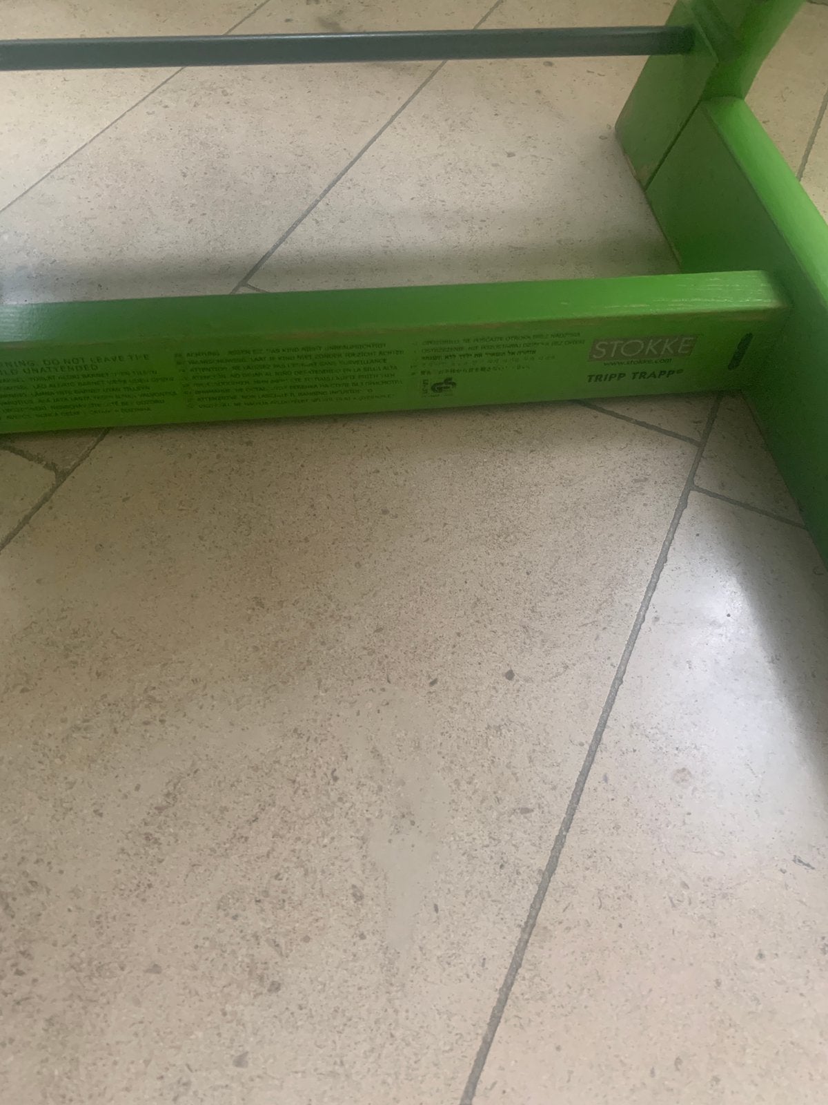 Stokke tripp trapp, Enlèvement, Comme neuf