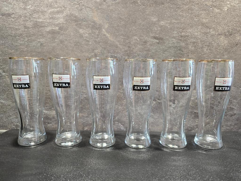Bierglazen - bierpullen, Collections, Verres & Petits Verres, Utilisé, Verre à bière, Enlèvement