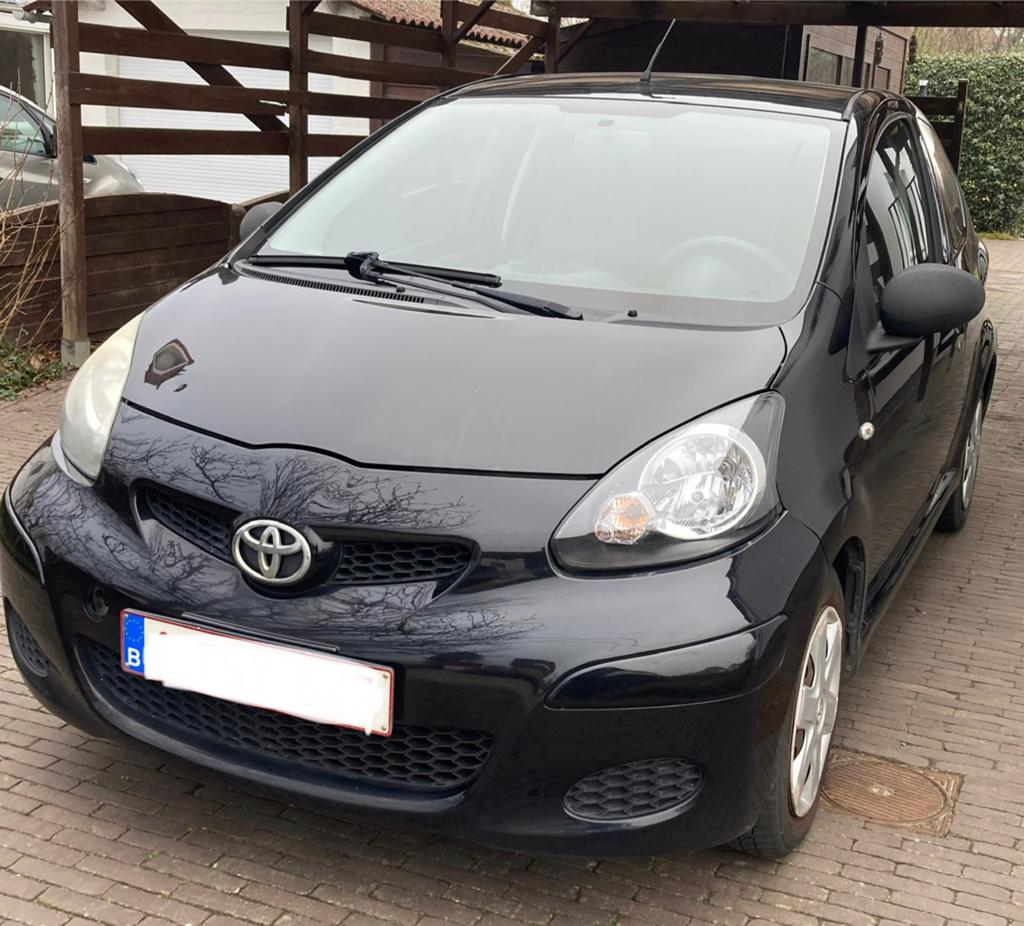 Toyota Aygo 2009, Autos, Achat, 3 places, Noir, Particulier