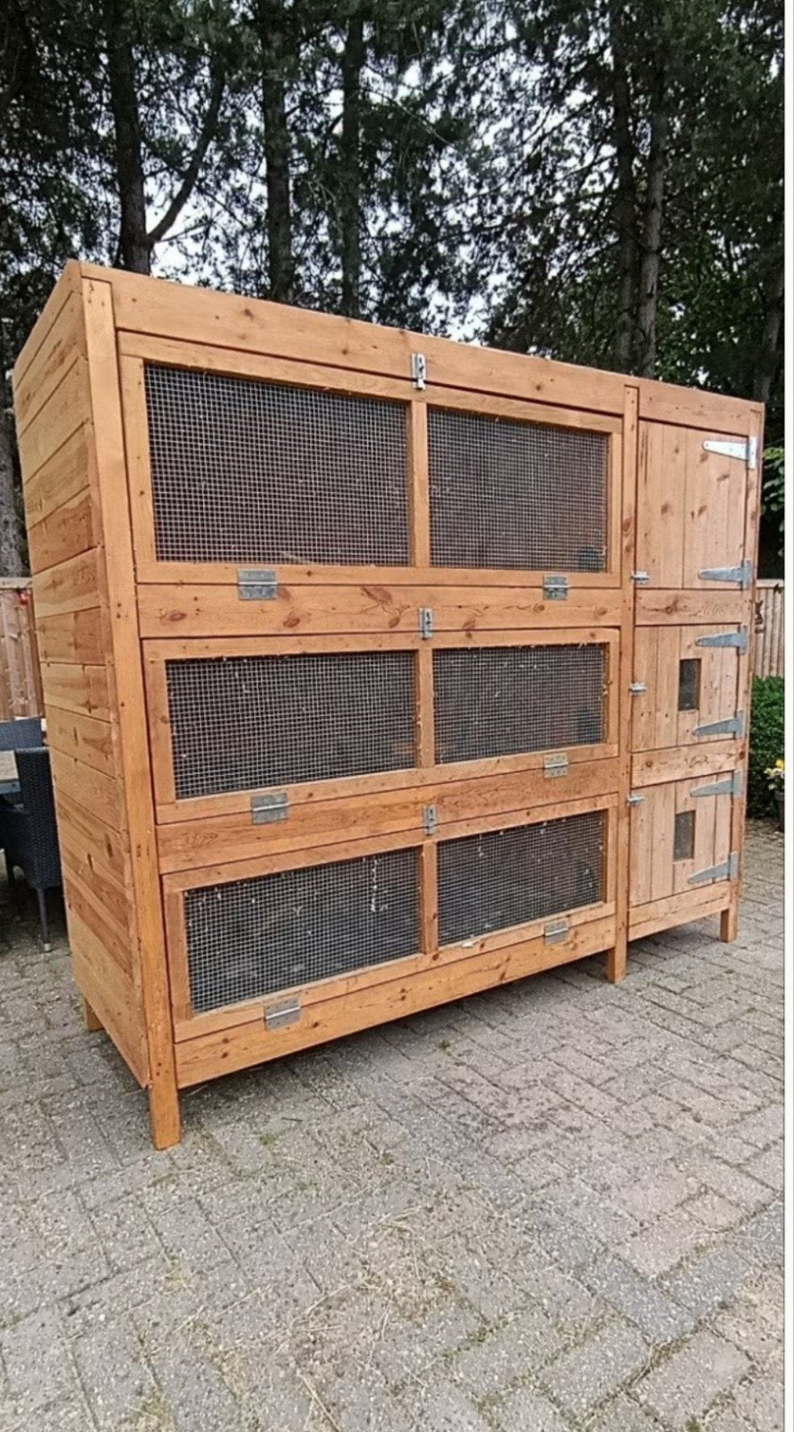 Groot konijnenhok - konijnenflat, Dieren en Toebehoren, Knaagdieren en Konijnen | Hokken en Kooien, Ophalen, Hok, Cavia